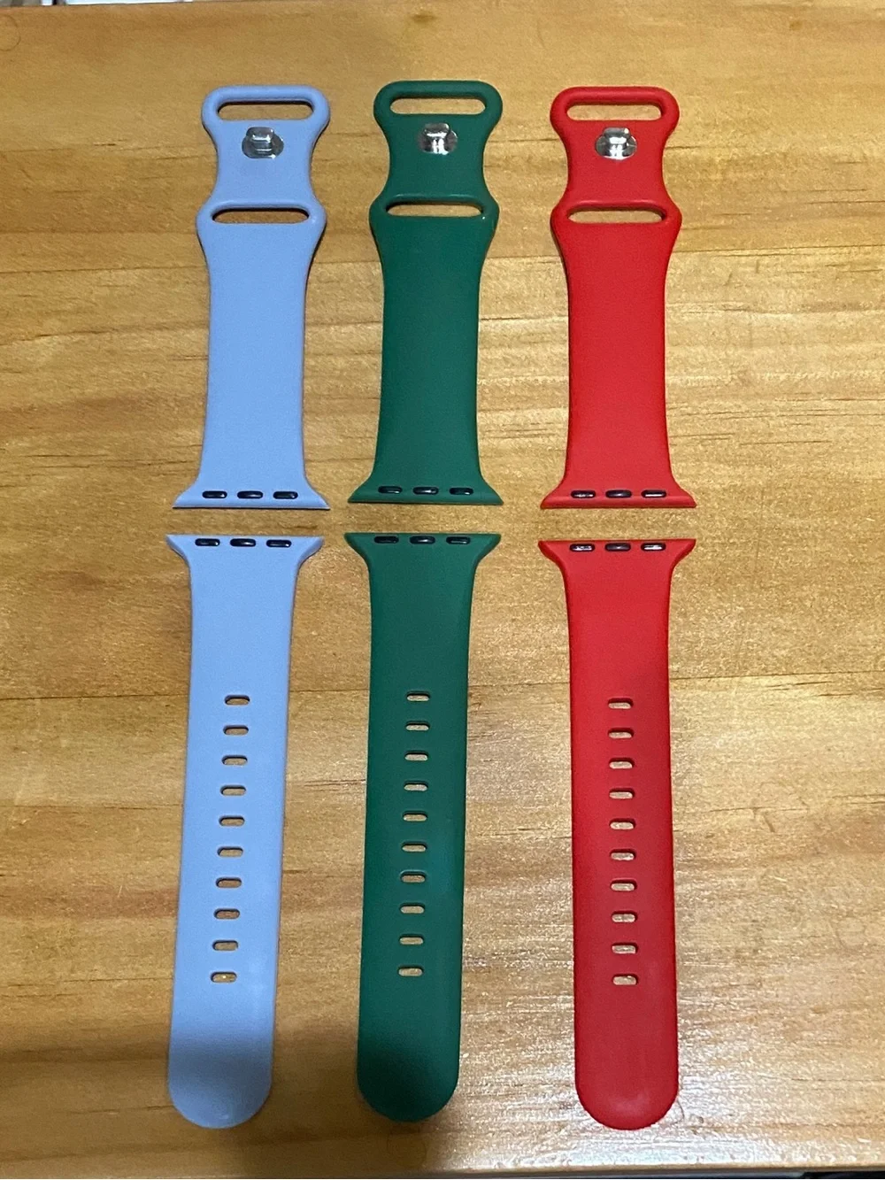 Apple Watch Bands - Light Blue, Green, Red